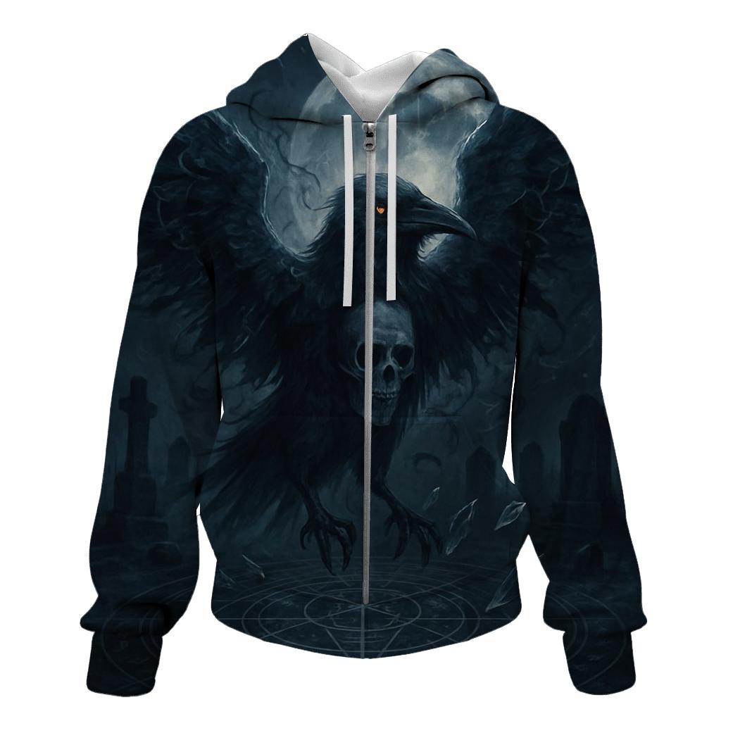 Raven Sigil Nocturne hoodie styles