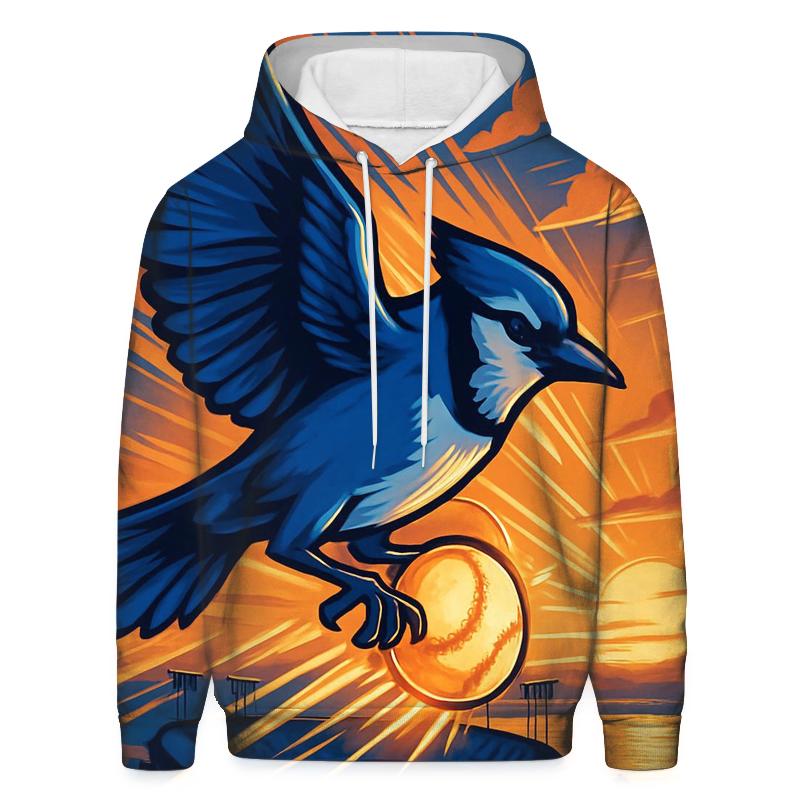 Harbor Flight Bluejay graphic hoodies