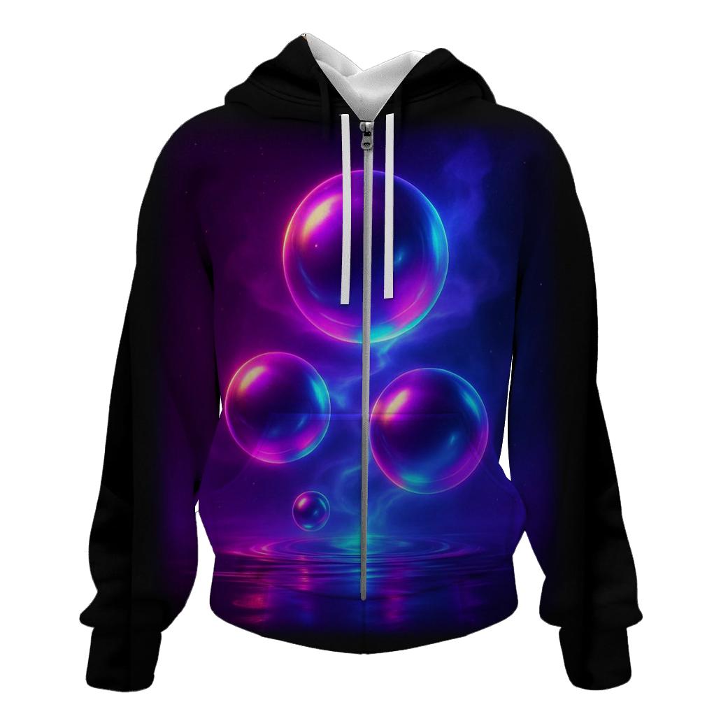 Neon Tidal Orbs hoodies fashion
