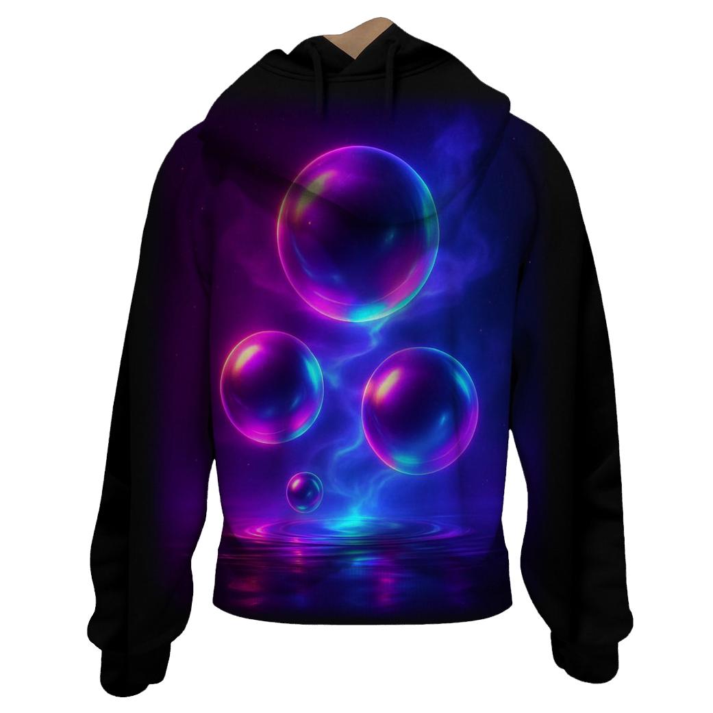 Neon Tidal Orbs hoodies fashion