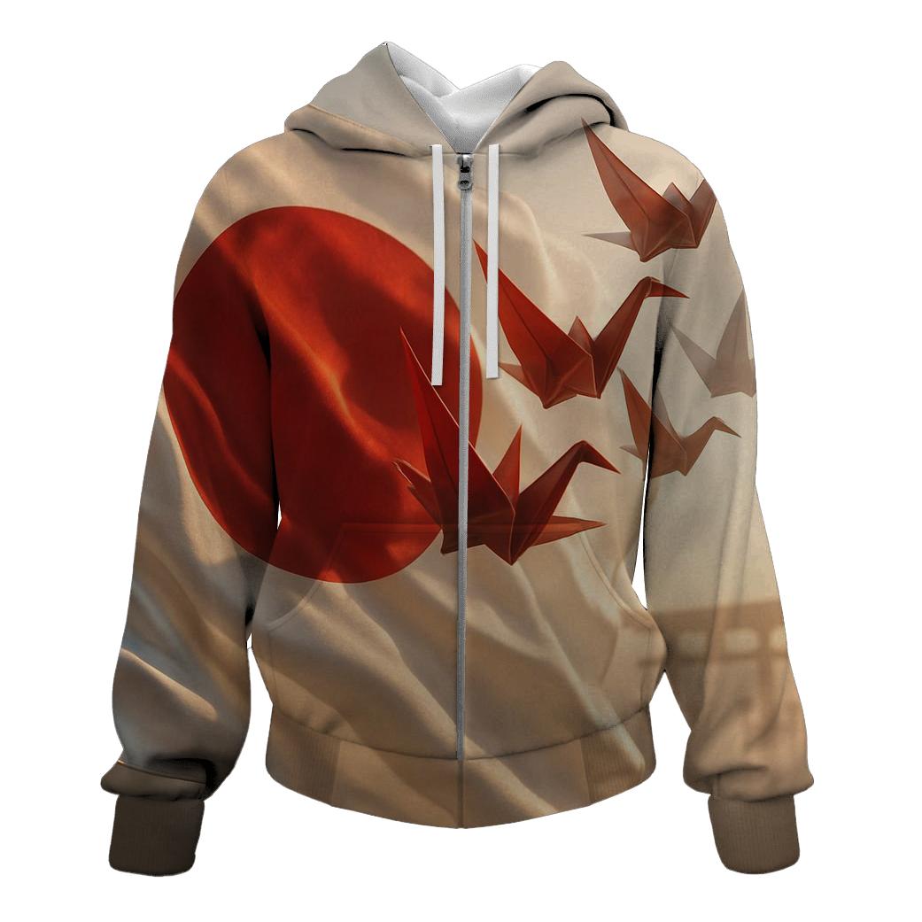 Rising Sun Fabric Symphony Japan premium hoodies