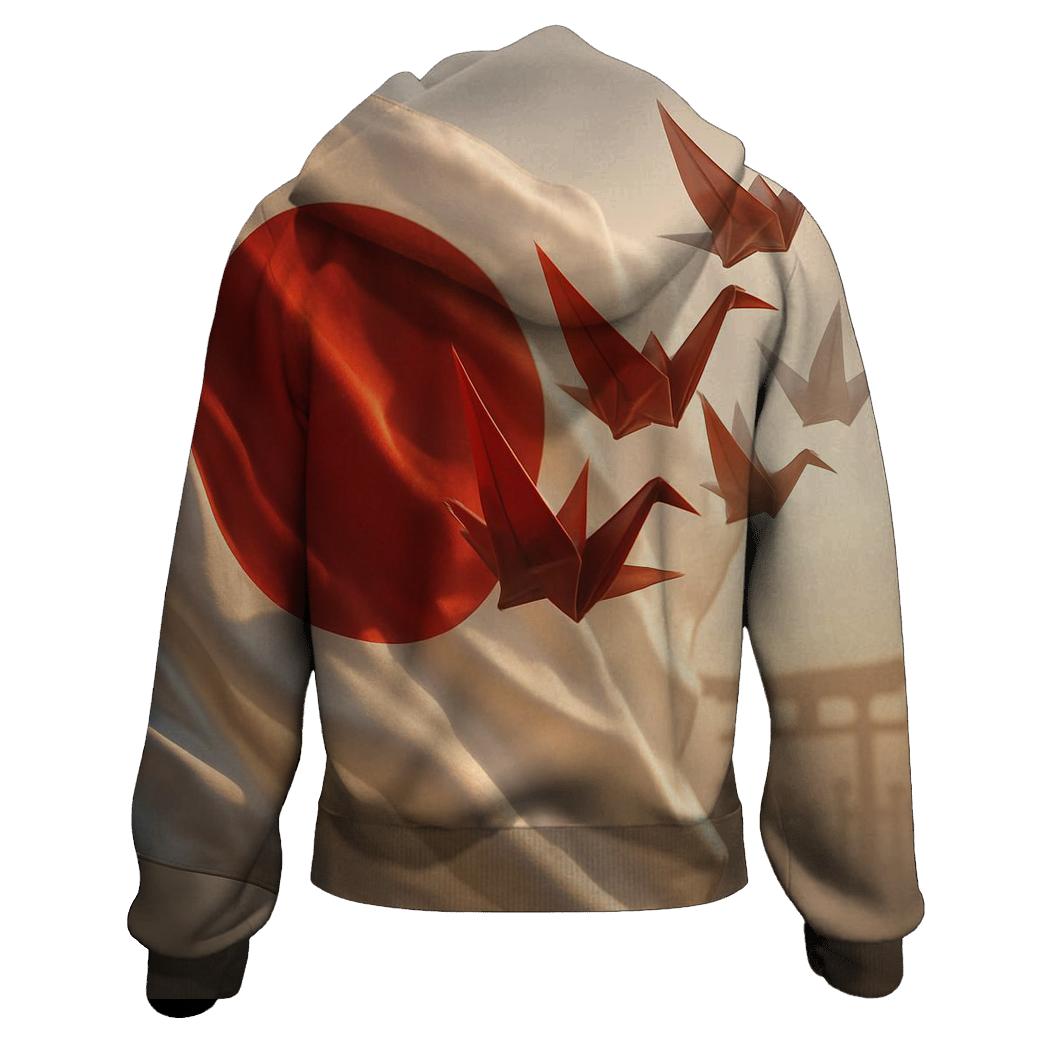 Rising Sun Fabric Symphony Japan premium hoodies