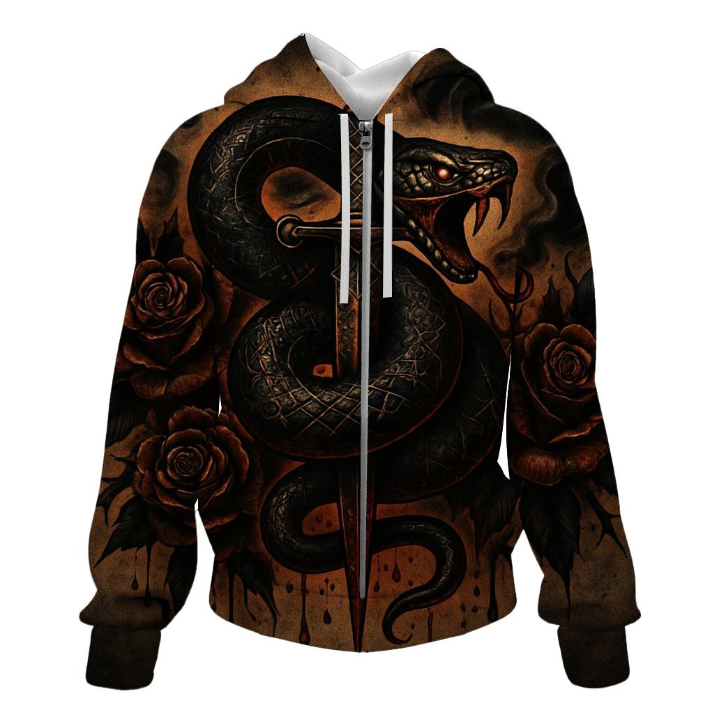 Serpent Dagger Covenant printed hoodies