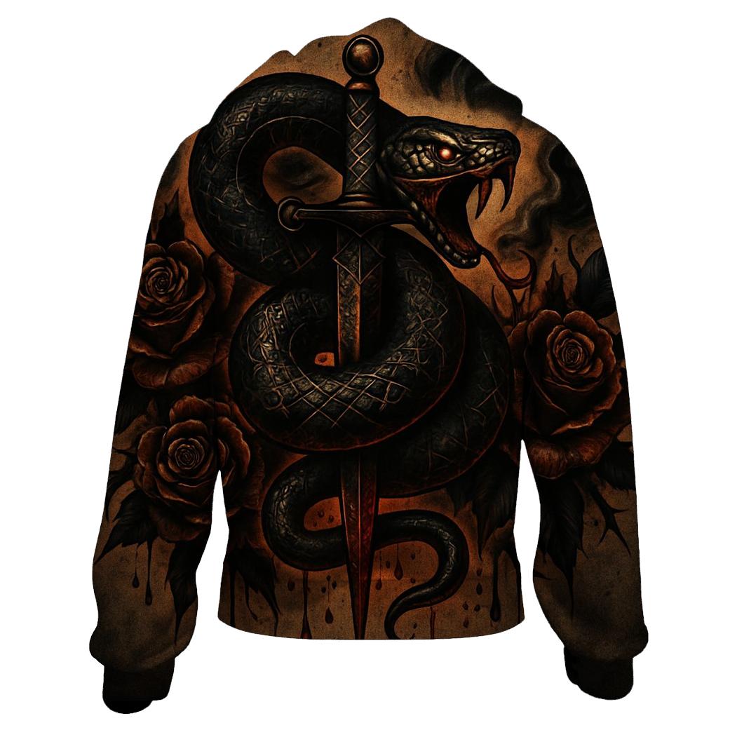 Serpent Dagger Covenant printed hoodies