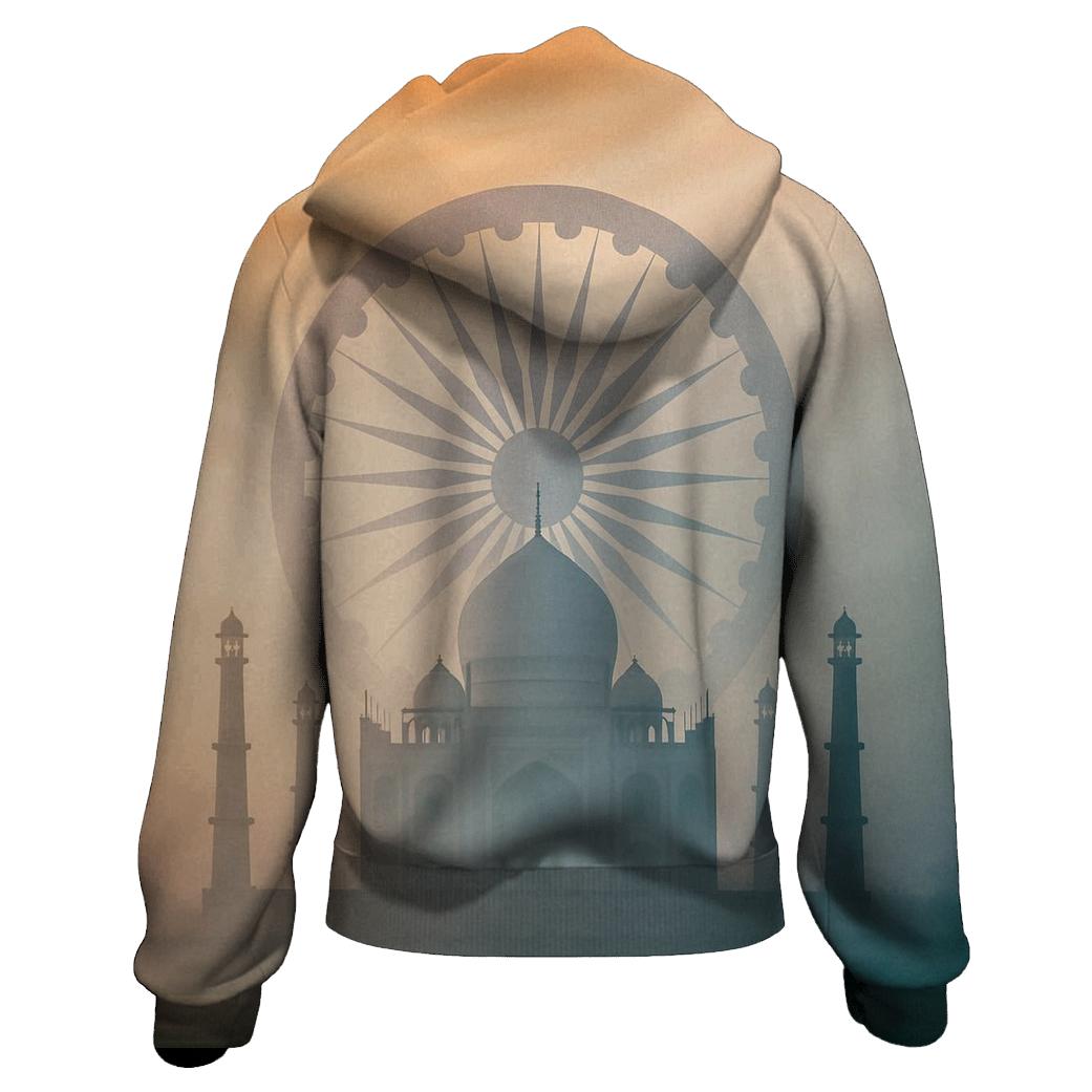 Lotus Dawn India embroidered hoodies