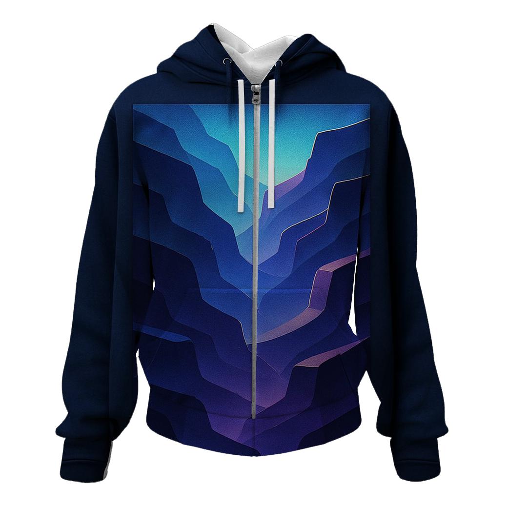 Chromatic Canyon Fade hoodie trends