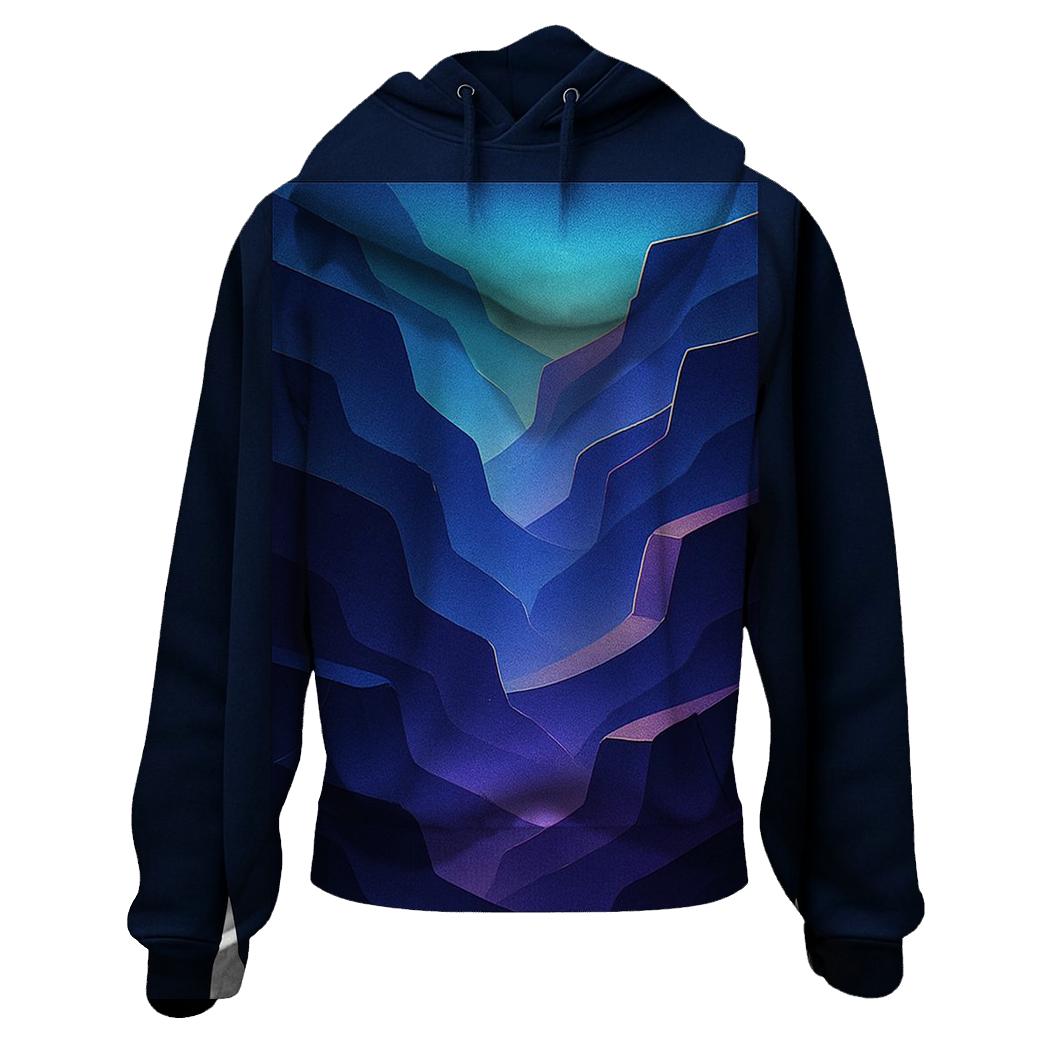 Chromatic Canyon Fade hoodie trends