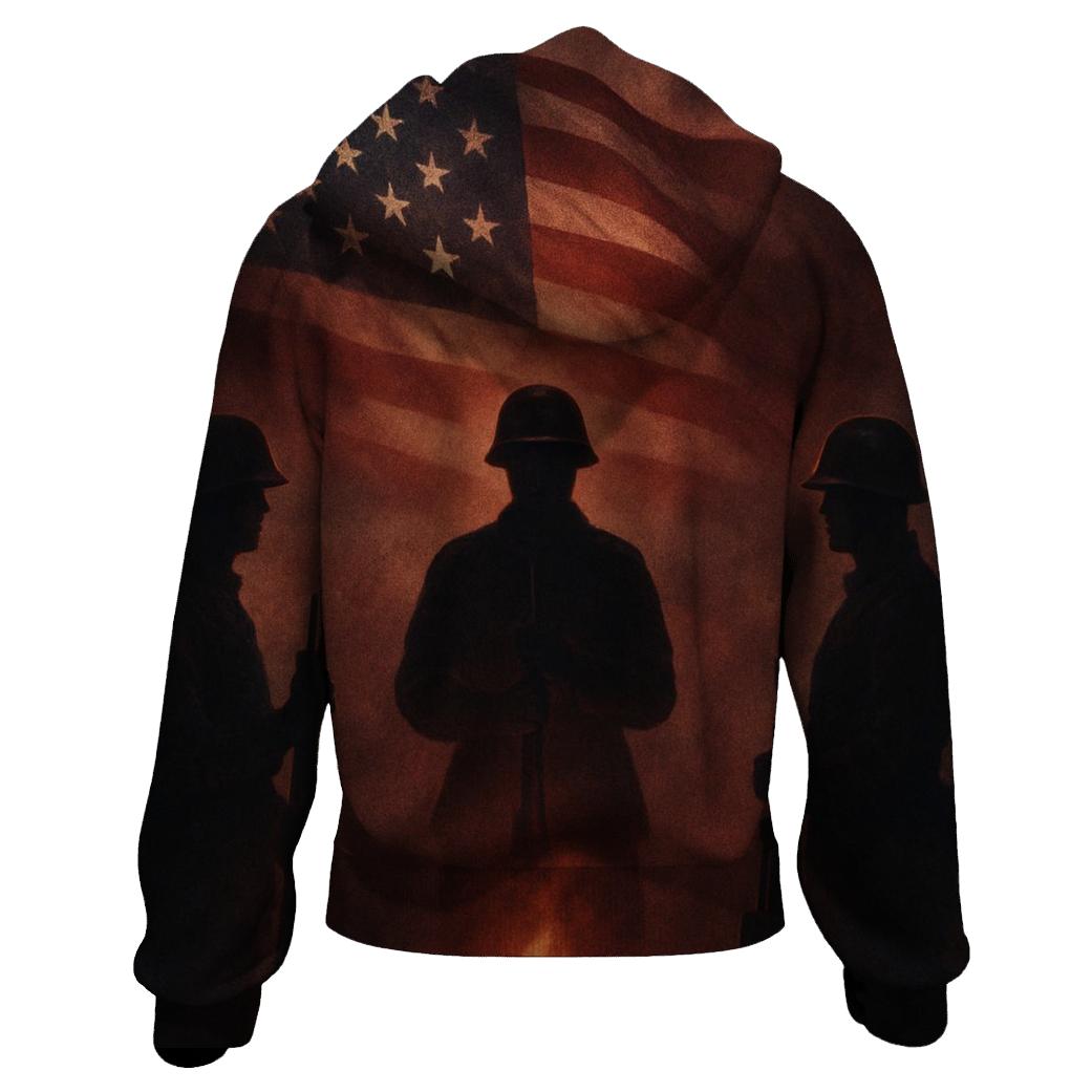 Sentinel Flame printed hoodies