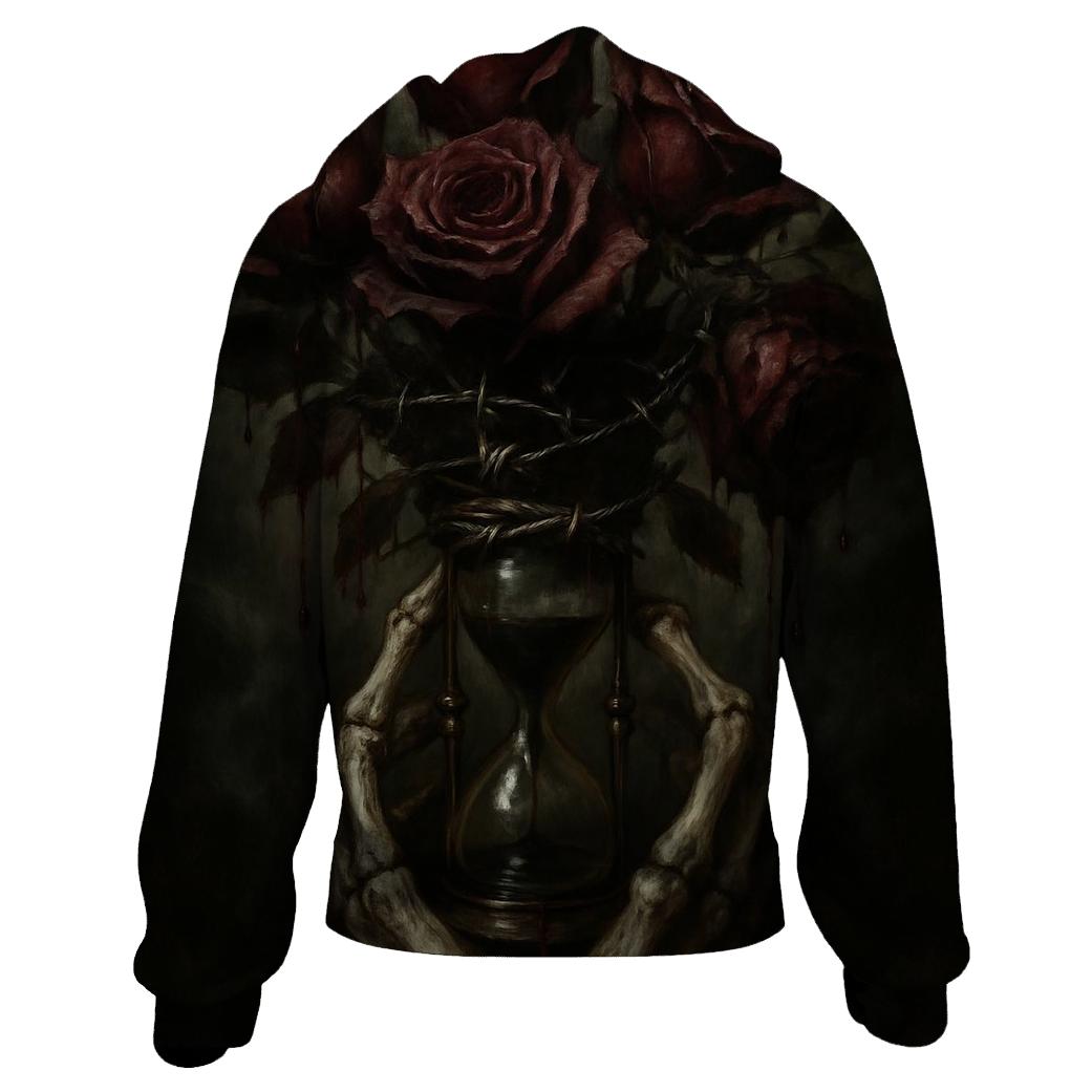 Bleeding Rose Reliquary graphic hoodies