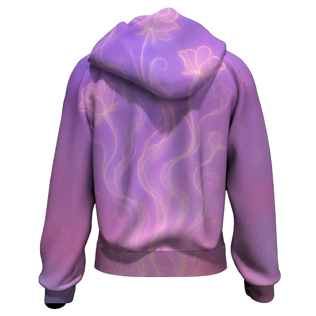 Iridescent Smoke Garden hoodie styles