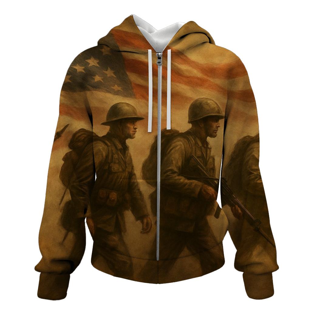 Heritage March zip-up hoodies