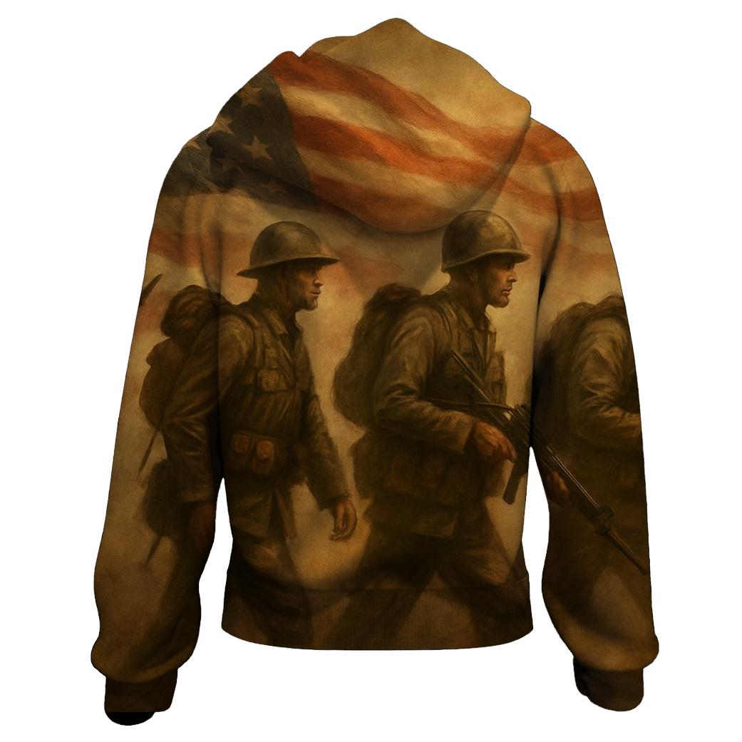 Heritage March zip-up hoodies