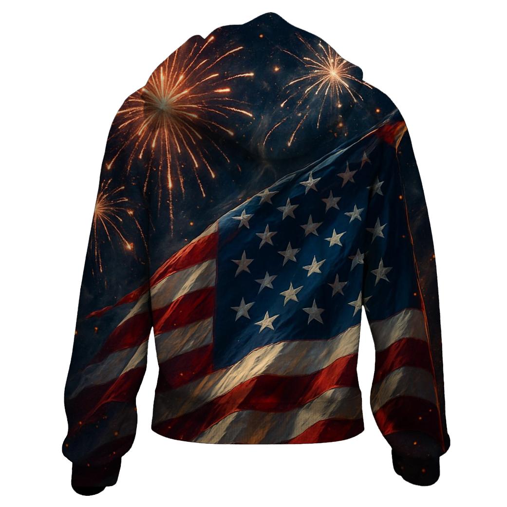 Firework Emblem graphic hoodies