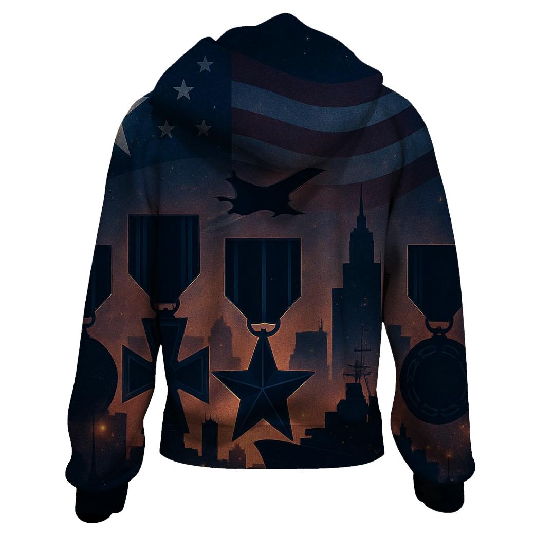 Veteran Skyline pullover hoodies