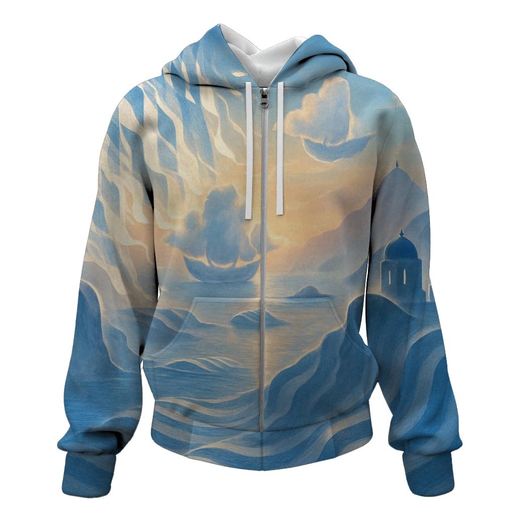 Aegean Veil Greece hoodie designs