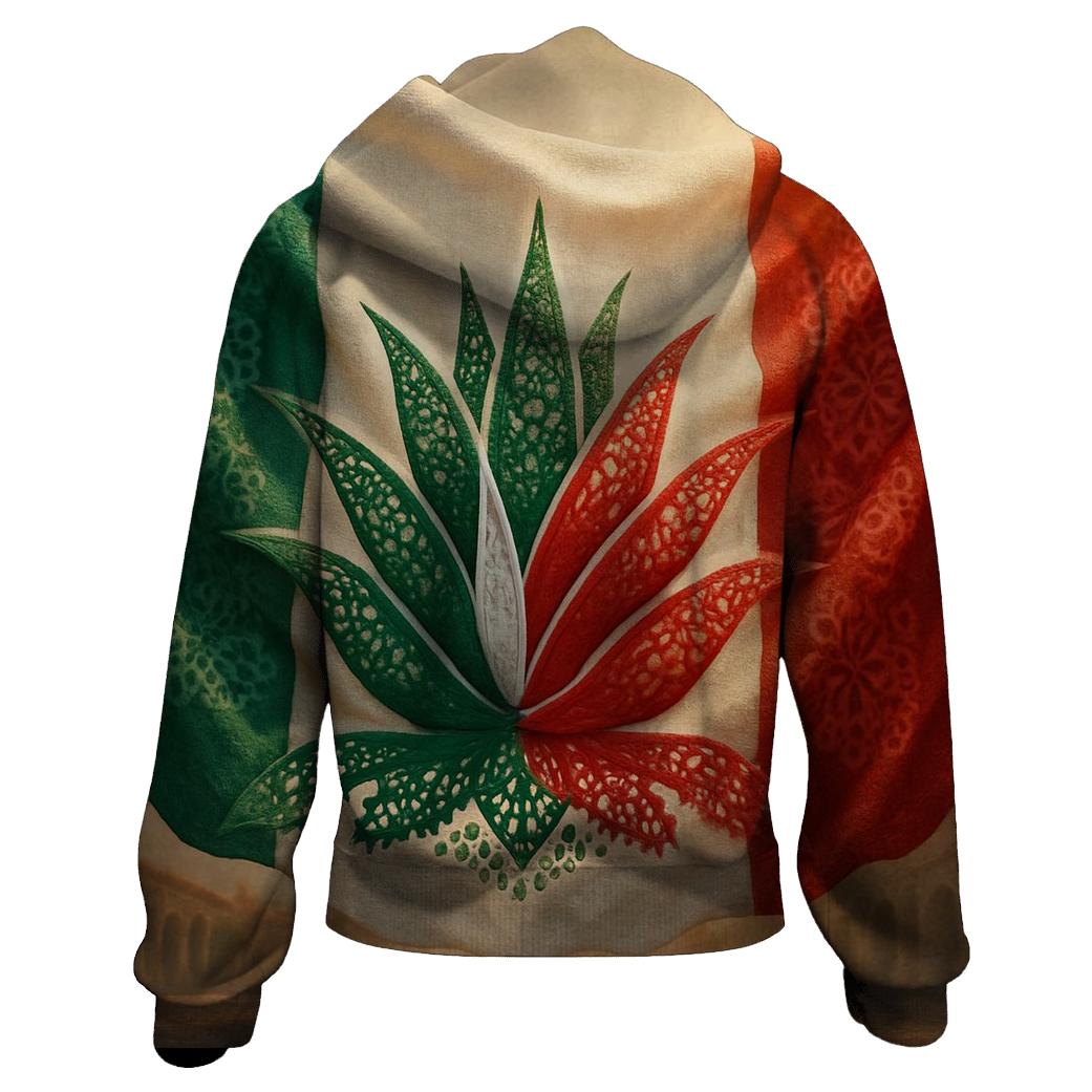Agave Fiesta Mexico printed hoodies