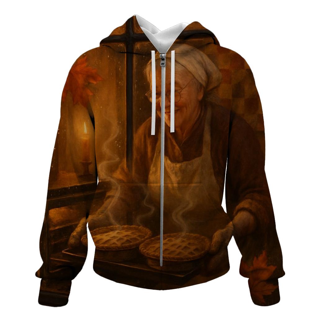 Grandma’s Pie Window Glow hoodie styles