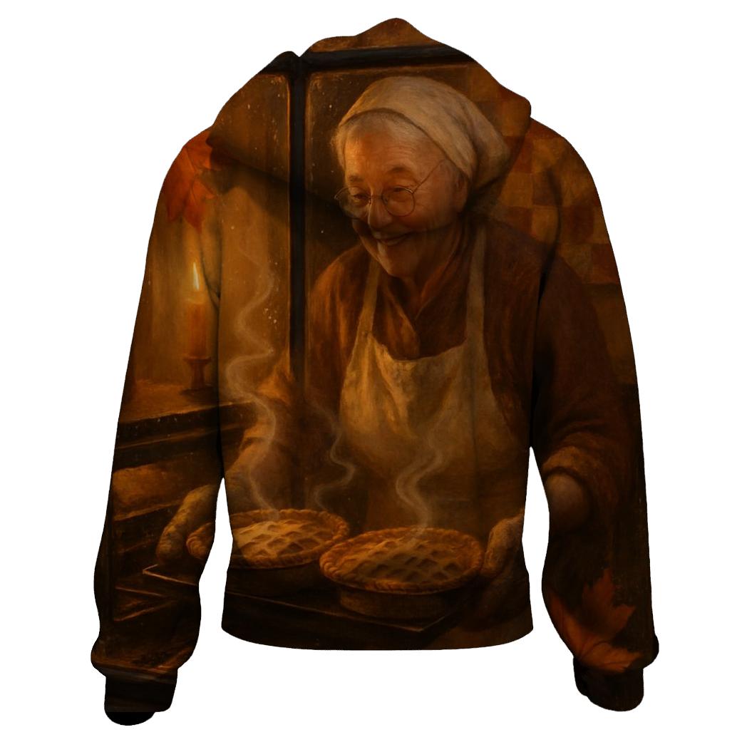 Grandma’s Pie Window Glow hoodie styles