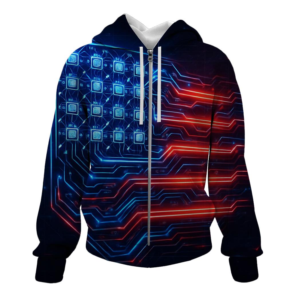 Digital Patriot Circuit heavyweight hoodies