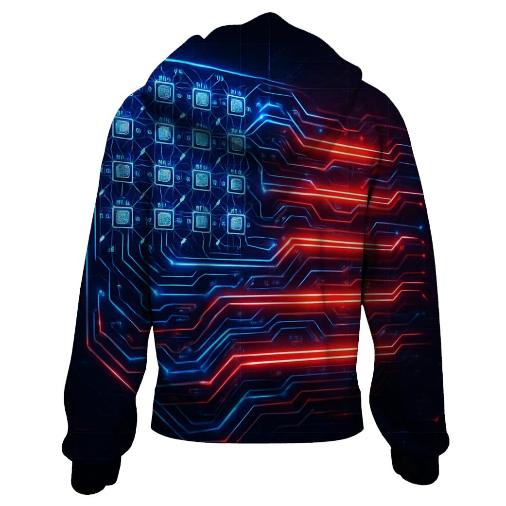 Digital Patriot Circuit heavyweight hoodies