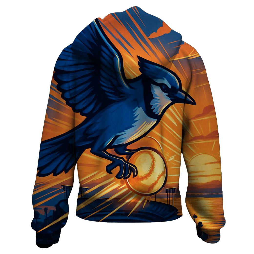 Harbor Flight Bluejay zip-up hoodies