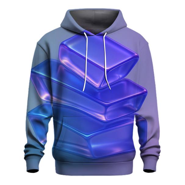 Glass Tide Geometry zip-up hoodies
