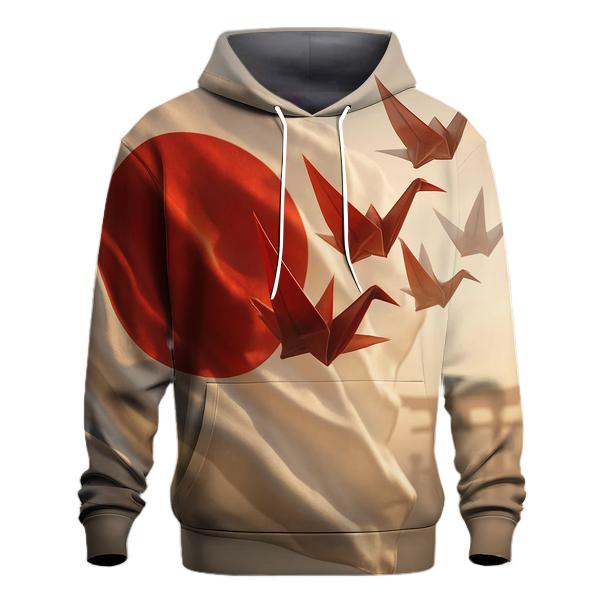 Rising Sun Fabric Symphony Japan zip-up hoodies