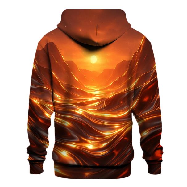 Solar Melt Panorama embroidered hoodies