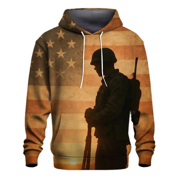 Veteran Echo printed hoodies