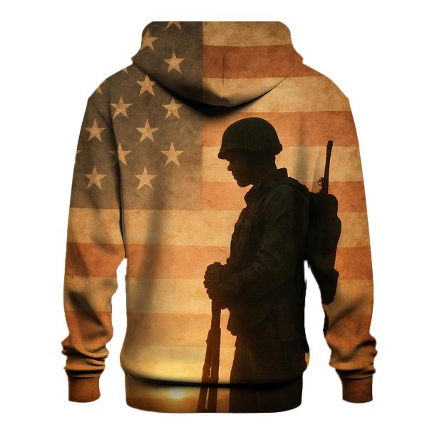 Veteran Echo printed hoodies