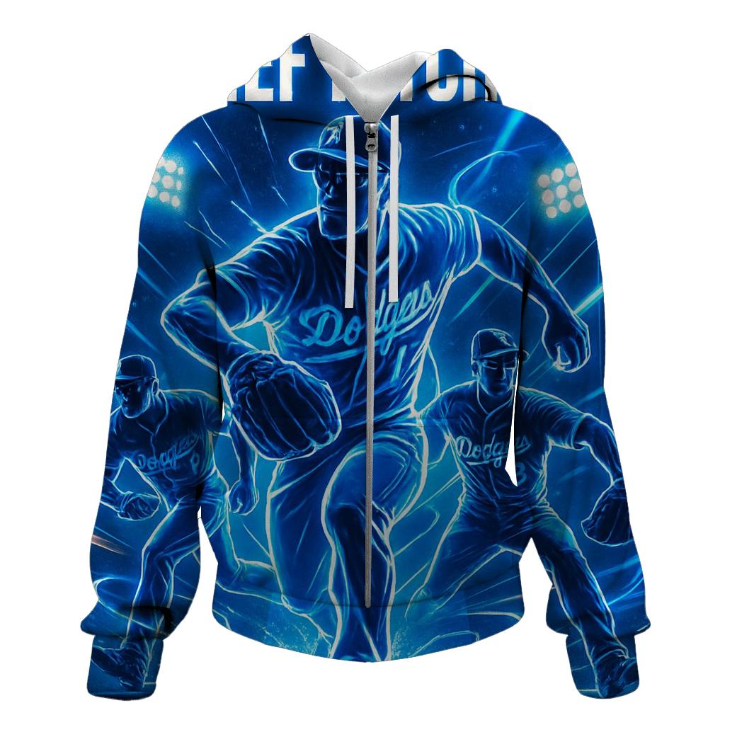 Neon Bullpen Charge hoodie styles