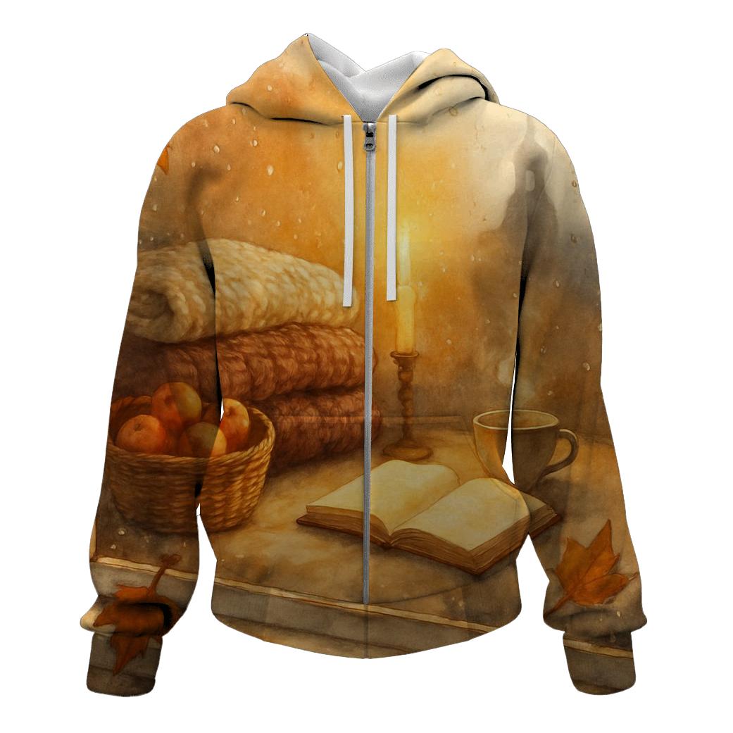 Gratitude Window Bench premium hoodies