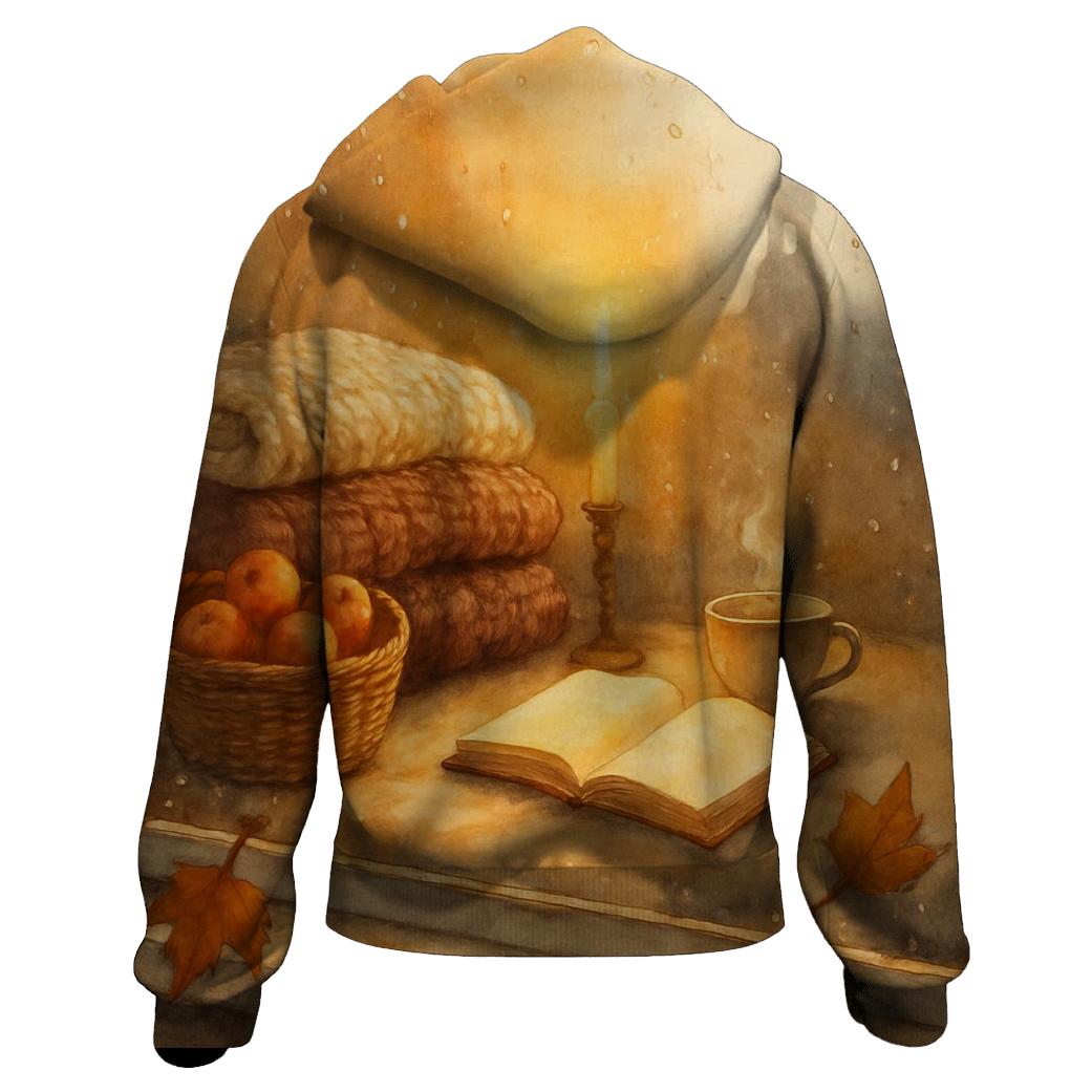 Gratitude Window Bench premium hoodies