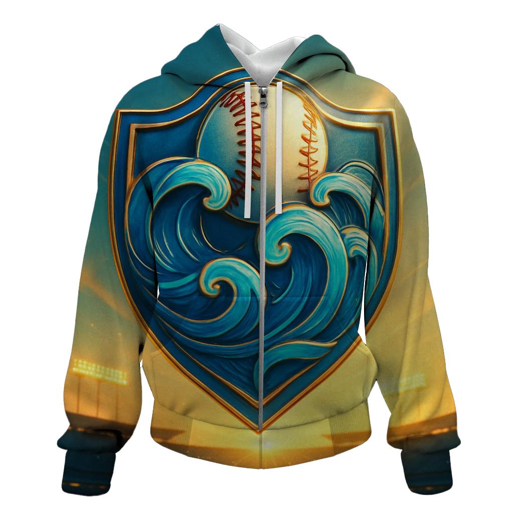 Pacific Victory Crest pullover hoodies