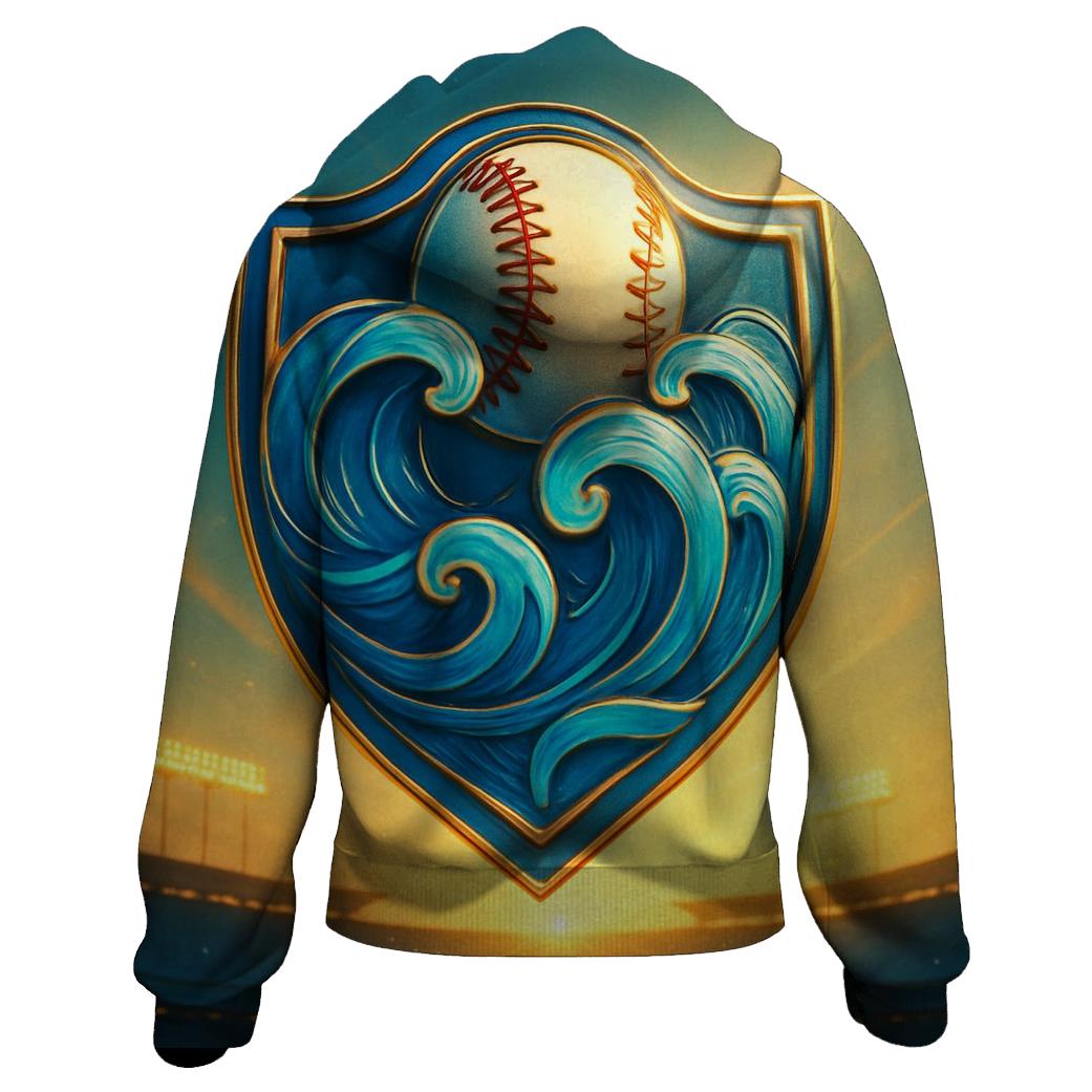 Pacific Victory Crest pullover hoodies