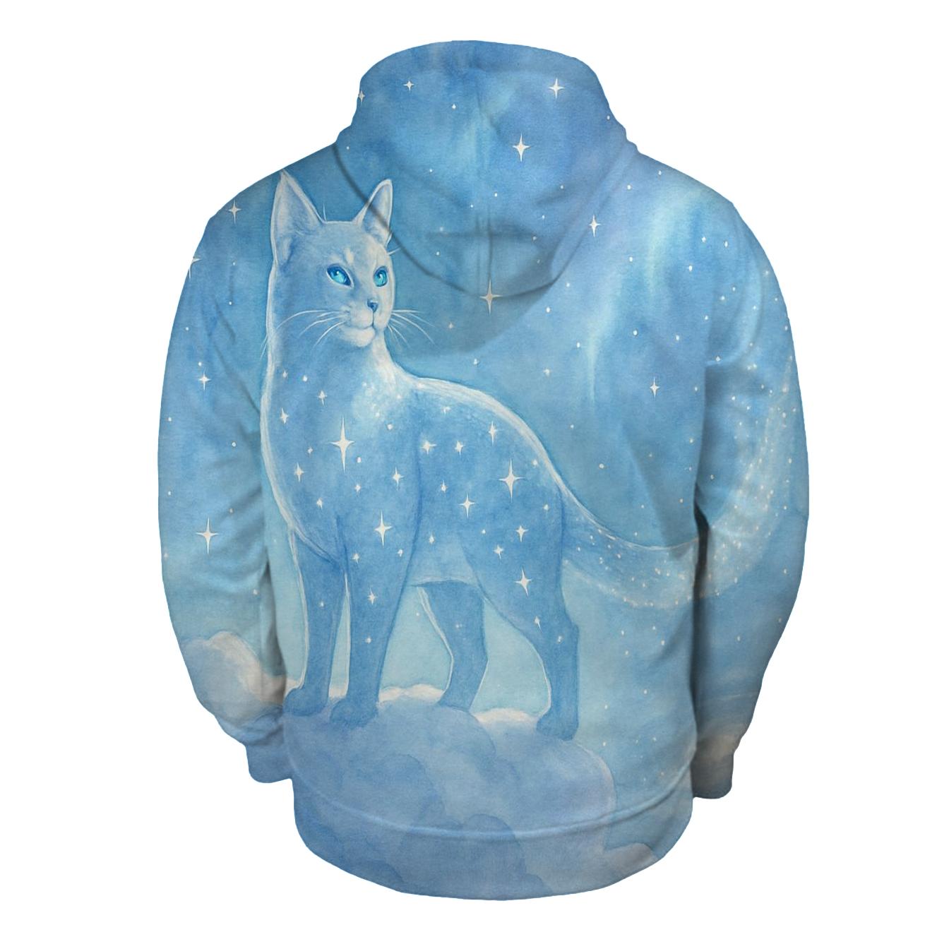 Constellation Guardian Cat pullover hoodies
