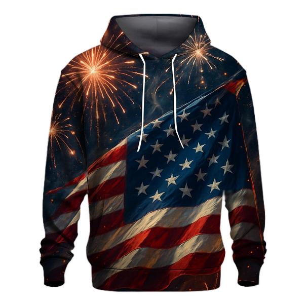 Firework Emblem printed hoodies