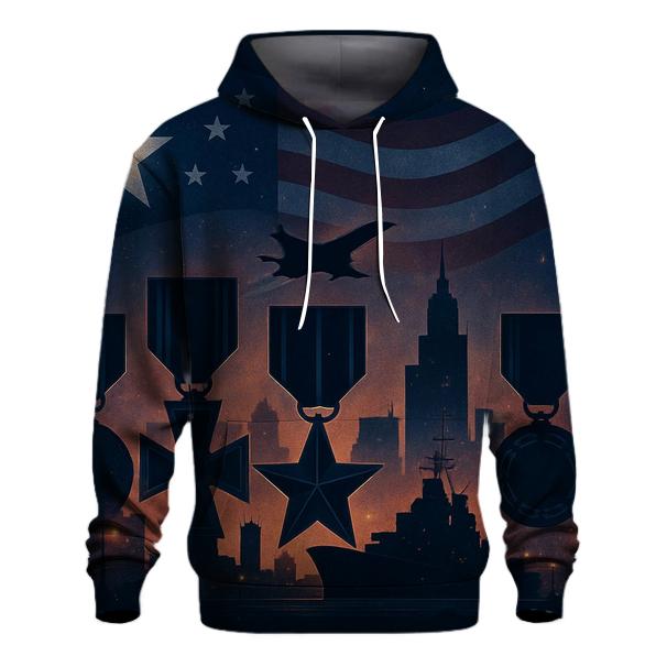 Veteran Skyline designer hoodies