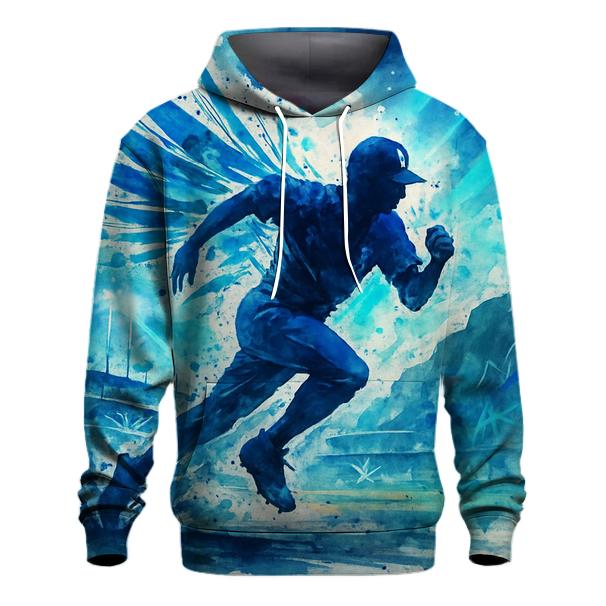 Winged Speed Silhouette zip-up hoodies