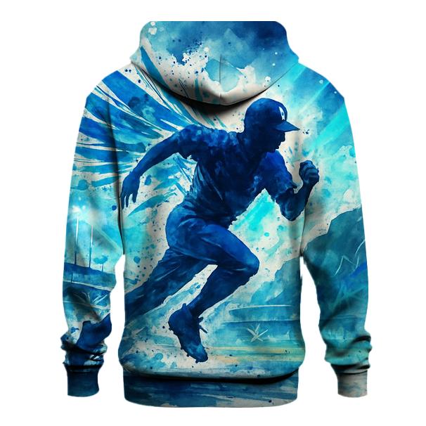 Winged Speed Silhouette zip-up hoodies
