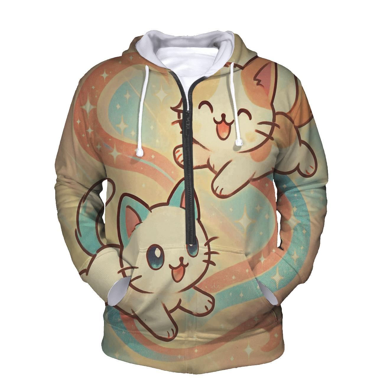 Star Trail Playful Pair designer hoodies