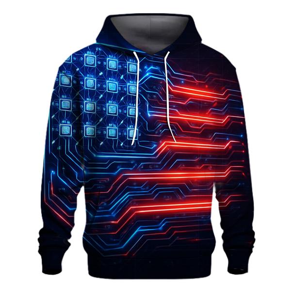 Digital Patriot Circuit hoodies fashion