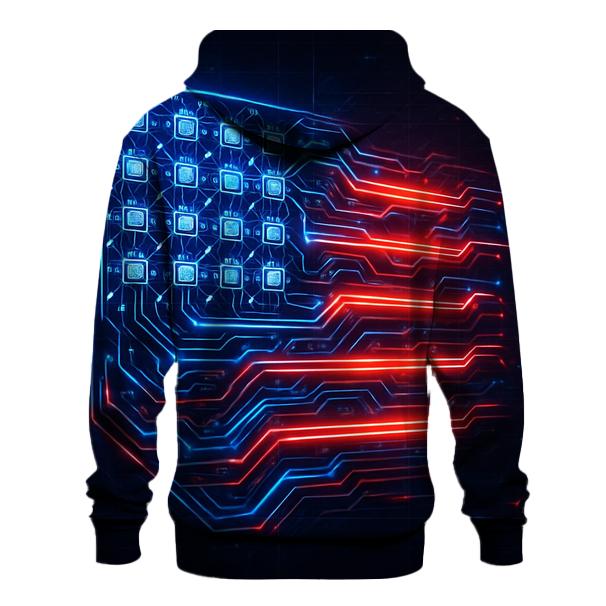 Digital Patriot Circuit hoodies fashion