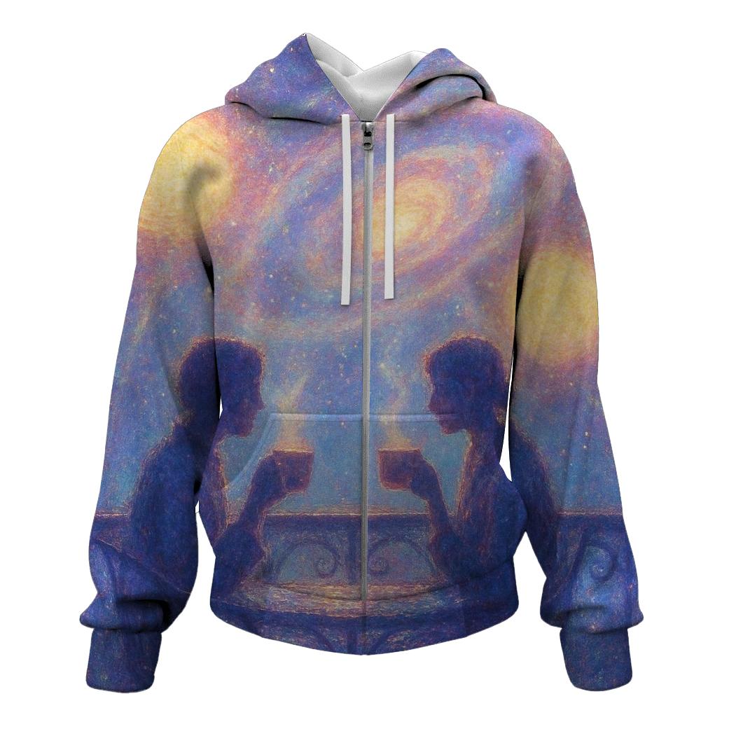 Tea With The Binary Suns lightweight hoodies