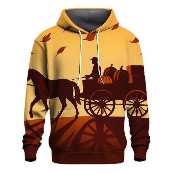 Sunset Harvest Wagon pullover hoodies