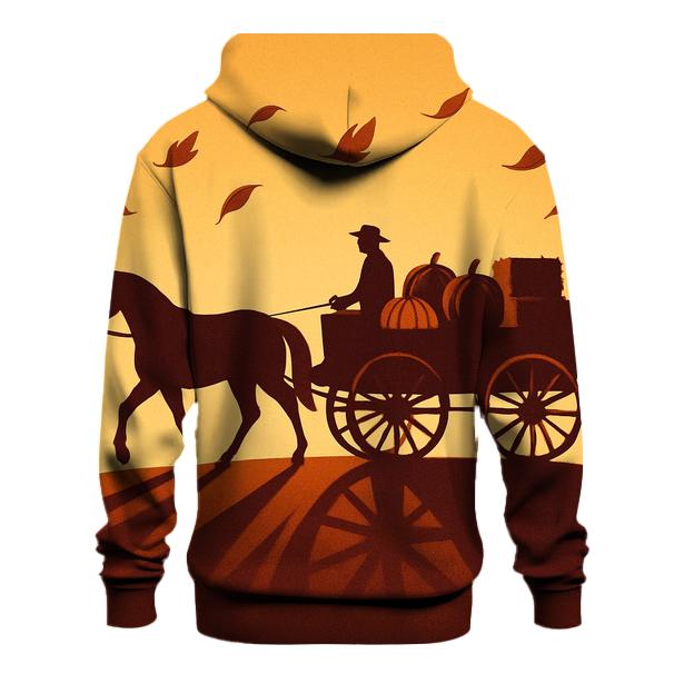 Sunset Harvest Wagon pullover hoodies