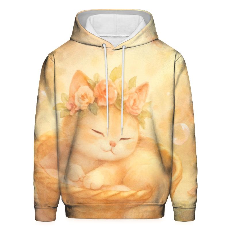 Petal Crown Napping zip-up hoodies