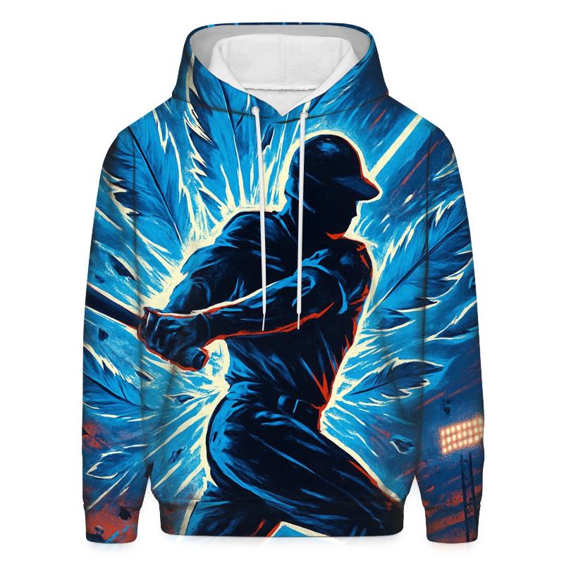 Fierce Batter With Blue Jays Power lightweight hoodies