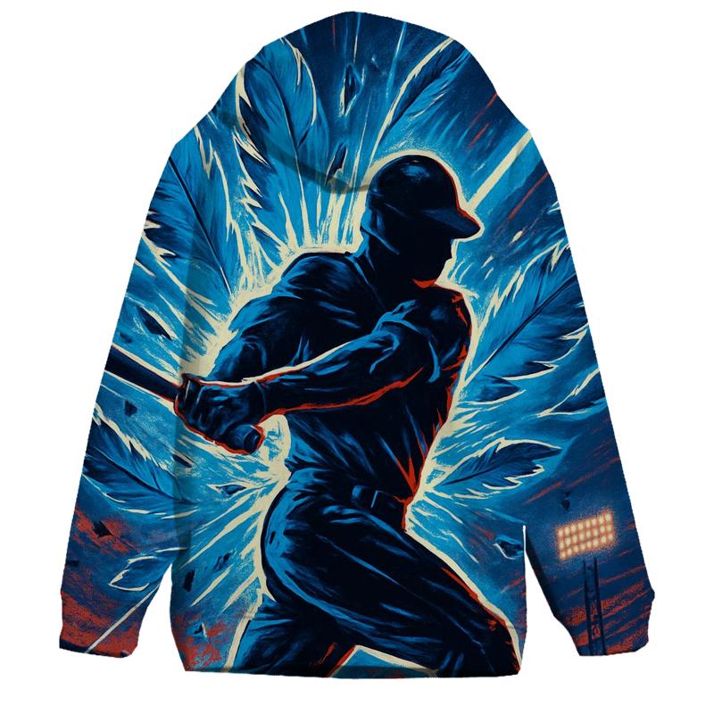 Fierce Batter With Blue Jays Power lightweight hoodies