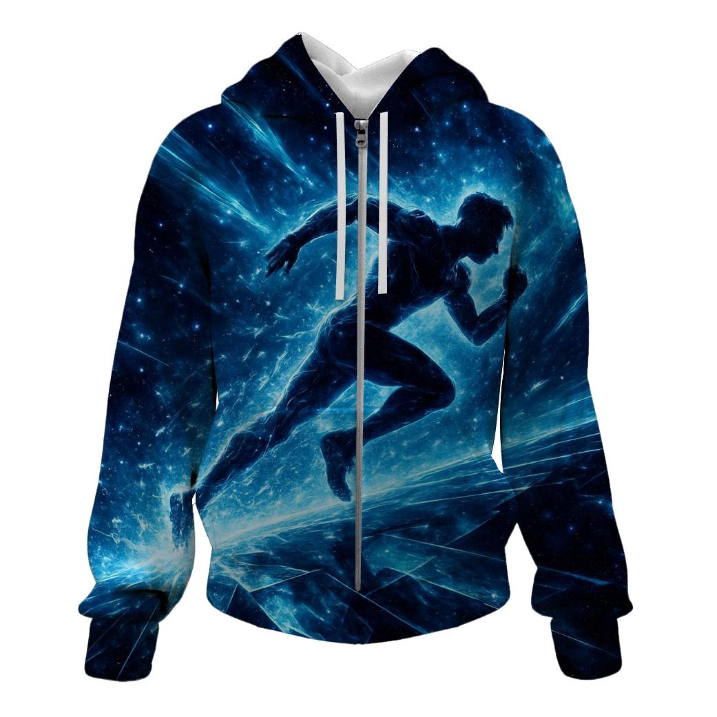 Argent Nebula Runner custom hoodies